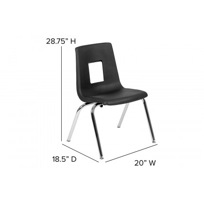 BLNK Emmy Mobile Oval Thermal Laminate Wave Flexible Activity Table Set - Oak, 76"L, with 16" Student Stack Chairs
