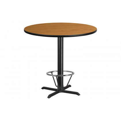 BLNK - Round Bar Height Table with 33'' x 33'' Base