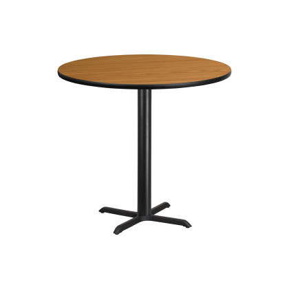 BLNK - Round Bar Height Table with 33'' x 33'' Base