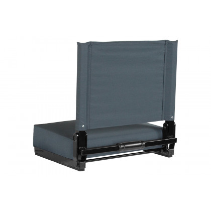 BLNK Grandstand Comfort Lightweight Stadium Chair with Handle and Ultra-Padded Seat - Dark Blue