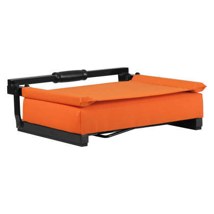 BLNK Grandstand Comfort Lightweight Stadium Chair with Handle and Ultra-Padded Seat - Orange