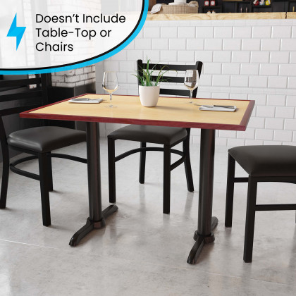 BLNK - Beverly Restaurant Table T-Base with Table Height Column