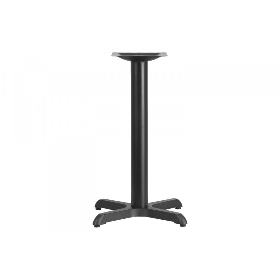BLNK Beverly Restaurant Table X-Base with Table Height Column - 22"W x 22"L