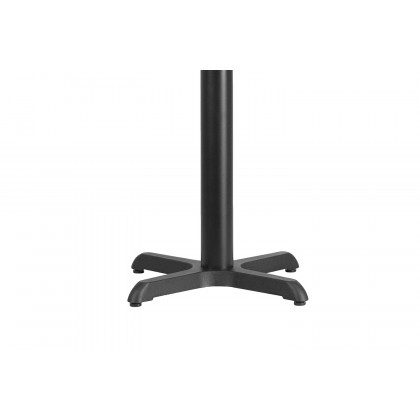 BLNK Beverly Restaurant Table X-Base with Table Height Column - 22"W x 22"L