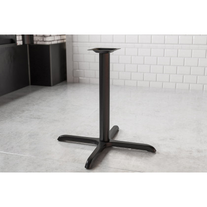 BLNK - Beverly Restaurant Table X-Base with Table Height Column