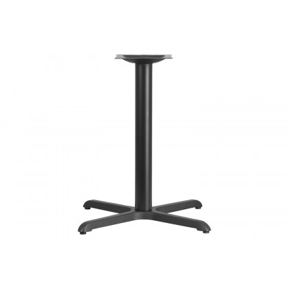 BLNK Beverly Restaurant Table X-Base with Table Height Column - 30"W x 30"L