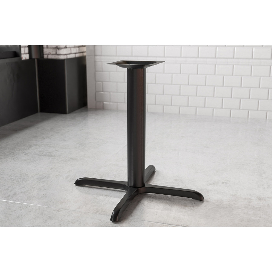 BLNK - Beverly Restaurant Table X-Base with Table Height Column