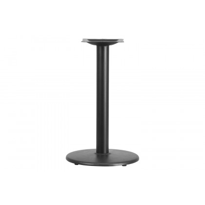 BLNK Beverly Round Restaurant Table Base with Table Height Column - 18"D
