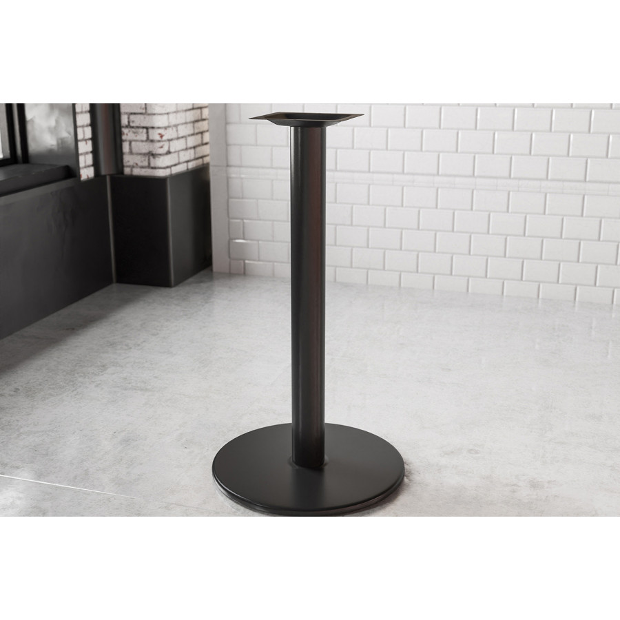 BLNK - Beverly Round Restaurant Table Base with Bar Height Column