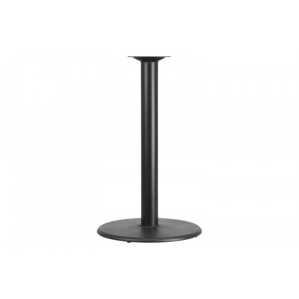BLNK Beverly Round Restaurant Table Base with Bar Height Column - 24"D