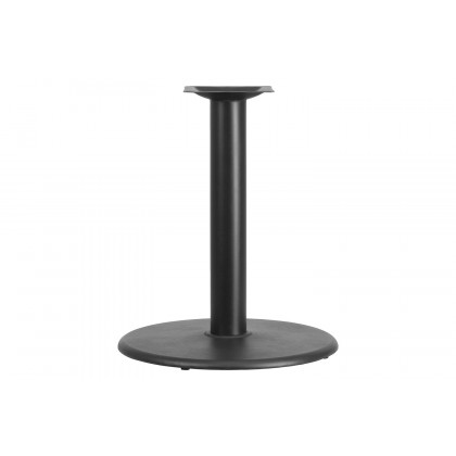 BLNK Beverly Round Restaurant Table Base with Table Height Column - 24"D