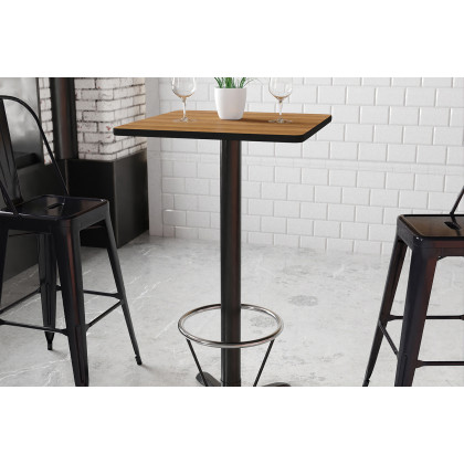 BLNK - Square Bar Height Table with 22'' x 22'' Base