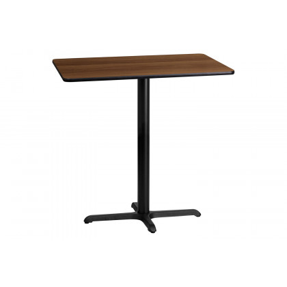 BLNK - Rectangular Bar Height Table with 23.5'' x 29.5'' Base