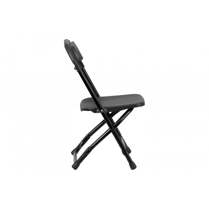 BLNK Timmy Kids Plastic Folding Chair - Black