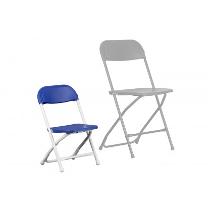 BLNK Timmy Kids Plastic Folding Chair - Blue