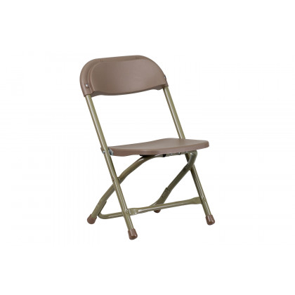 BLNK Timmy Kids Plastic Folding Chair - Brown