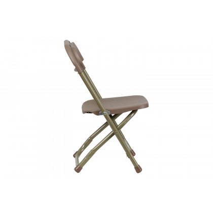 BLNK Timmy Kids Plastic Folding Chair - Brown