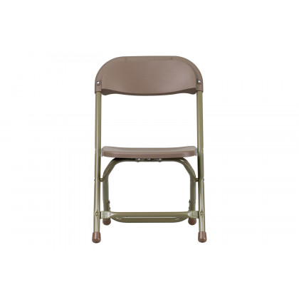 BLNK Timmy Kids Plastic Folding Chair - Brown