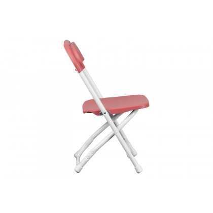 BLNK Timmy Kids Plastic Folding Chair - Burgundy