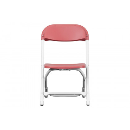 BLNK Timmy Kids Plastic Folding Chair - Burgundy