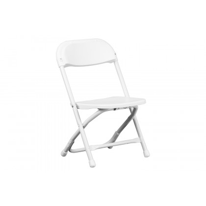 BLNK Timmy Kids Plastic Folding Chair - White