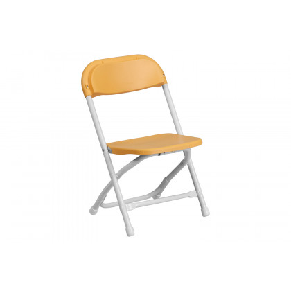BLNK Timmy Kids Plastic Folding Chair - Yellow
