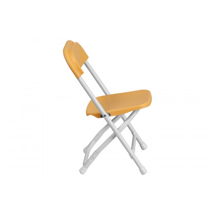 BLNK Timmy Kids Plastic Folding Chair - Yellow