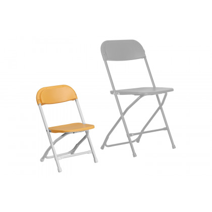 BLNK Timmy Kids Plastic Folding Chair - Yellow