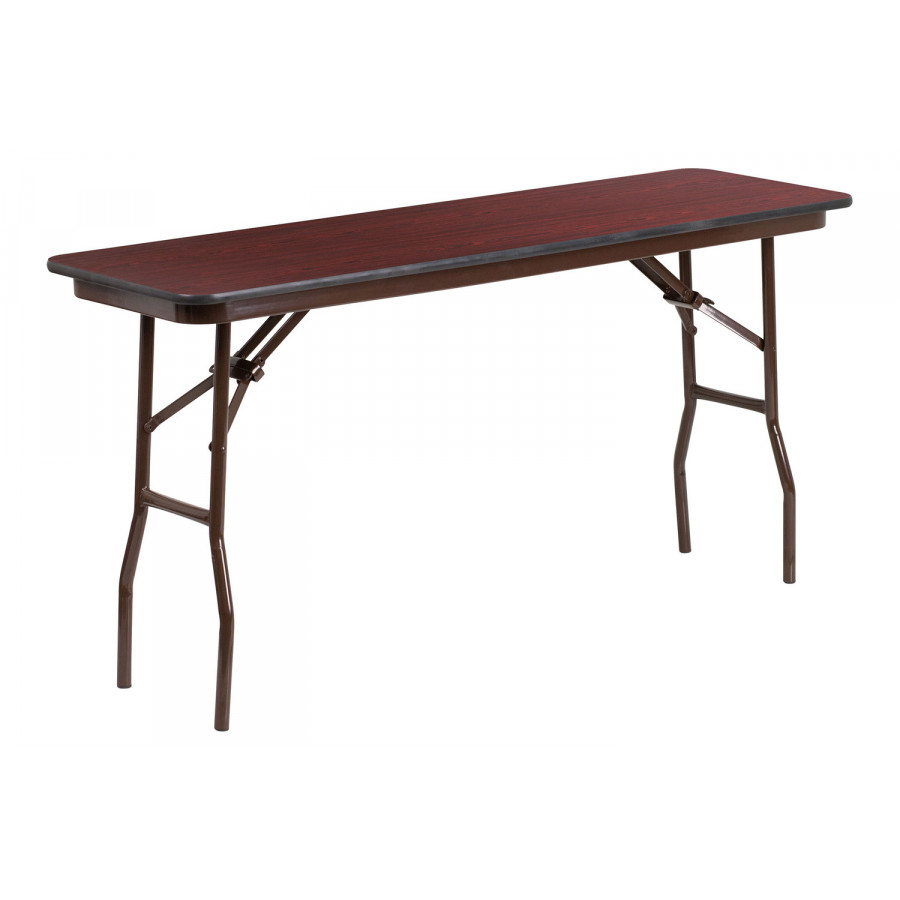 BLNK - Floyd Mahogany HP Laminate Folding Training Table