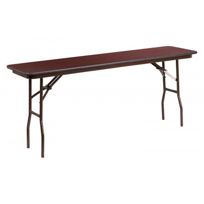 BLNK - Floyd Mahogany HP Laminate Folding Training Table