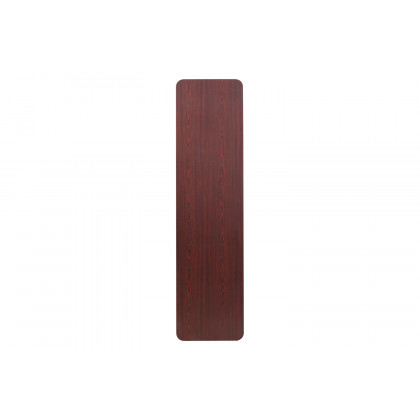BLNK Floyd Mahogany HP Laminate Folding Training Table - 6'L