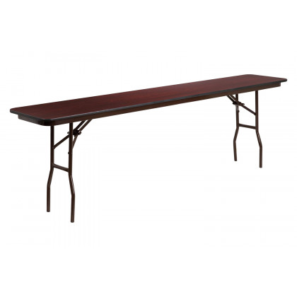 BLNK - Floyd Mahogany HP Laminate Folding Training Table