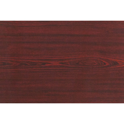 BLNK Frankie Mahogany Melamine Laminate Folding Banquet Table - 2'W x 4'L