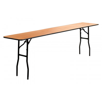 BLNK Gael Rectangular Wood Folding Training - 8'L