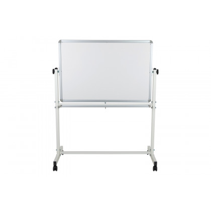 BLNK HERCULES Series Double-Sided Mobile White Board with Pen Tray - 45.25"W x 54.75"H