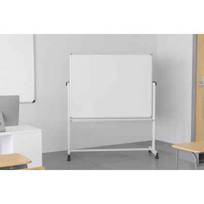BLNK - HERCULES Series Double-Sided Mobile White Board with Pen Tray