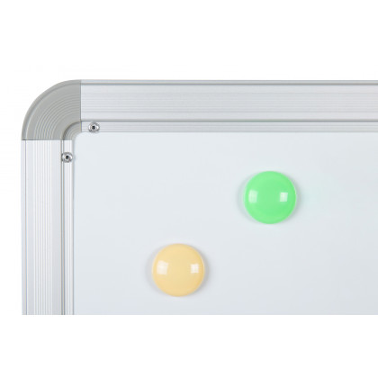 BLNK HERCULES Series Double-Sided Mobile White Board with Pen Tray - 64.25"W x 64.75"H