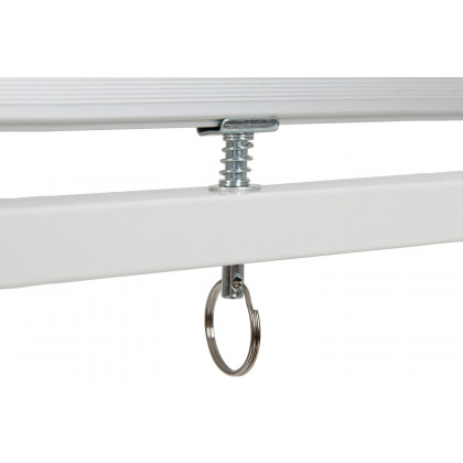 BLNK HERCULES Series Double-Sided Mobile White Board with Pen Tray - 64.25"W x 64.75"H