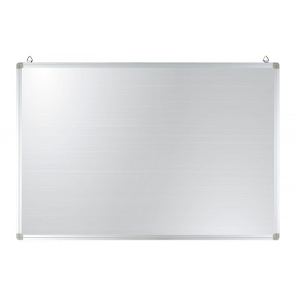 BLNK HERCULES Series Natural Cork Board with Aluminum Frame - 35.5"W x 23.5"H