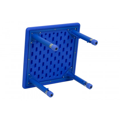 BLNK Wren Square Plastic Adjustable Activity Table - Blue
