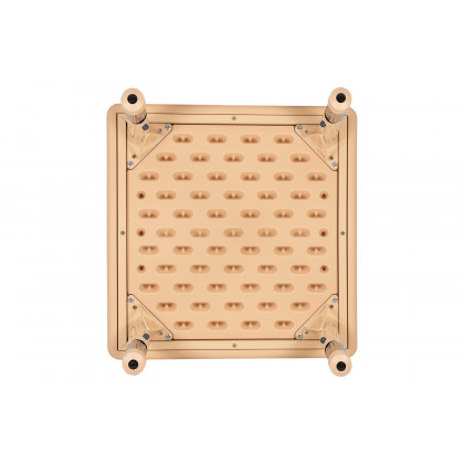 BLNK Wren Square Plastic Adjustable Activity Table - Natural