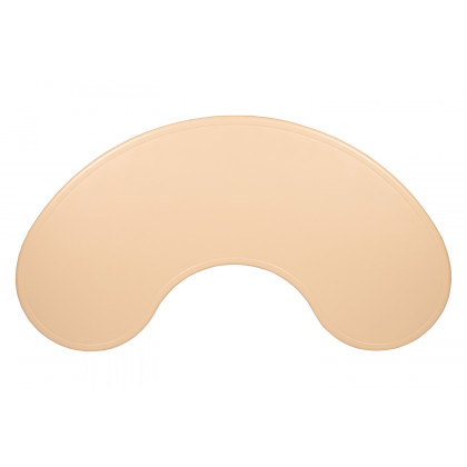 BLNK Wren Half-Moon Plastic Height Adjustable Activity Table - Natural