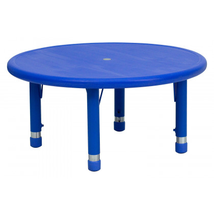 BLNK - Wren Round Plastic Adjustable Activity Table