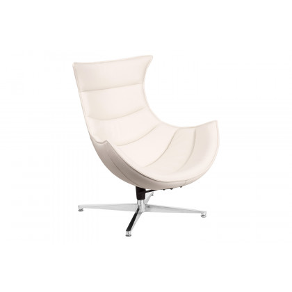 BLNK - Pasithea LeatherSoft Swivel Cocoon Chair