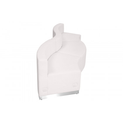 BLNK HERCULES Alon Series Set 3 LeatherSoft Reception Configuration 3 Pieces - Melrose White