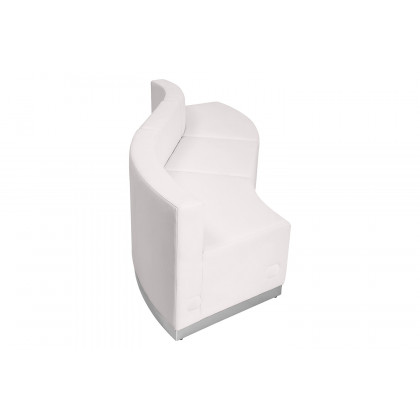 BLNK HERCULES Alon Series Set 10 LeatherSoft Reception Configuration 3 Pieces - Melrose White