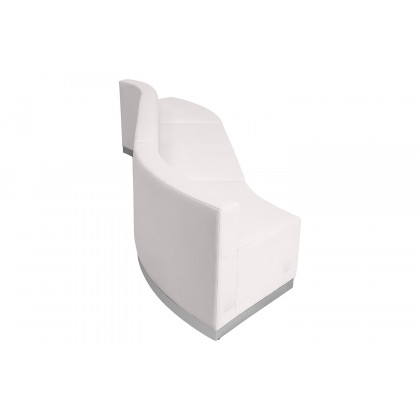 BLNK HERCULES Alon Series Set 11 LeatherSoft Reception Configuration 3 Pieces - Melrose White