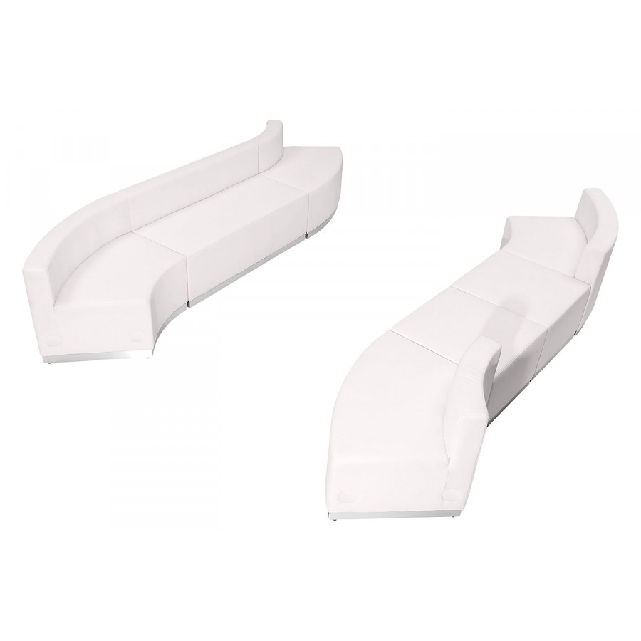 BLNK - HERCULES Alon Series Set 3 LeatherSoft Reception Configuration 7 Pieces