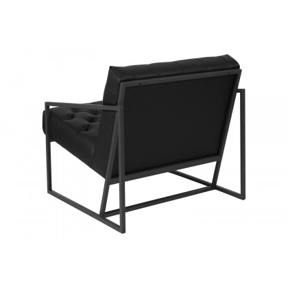 BLNK HERCULES Madison Series LeatherSoft Lounge Chair - Black