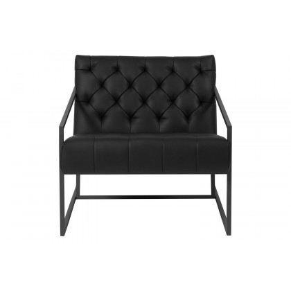 BLNK HERCULES Madison Series LeatherSoft Lounge Chair - Black